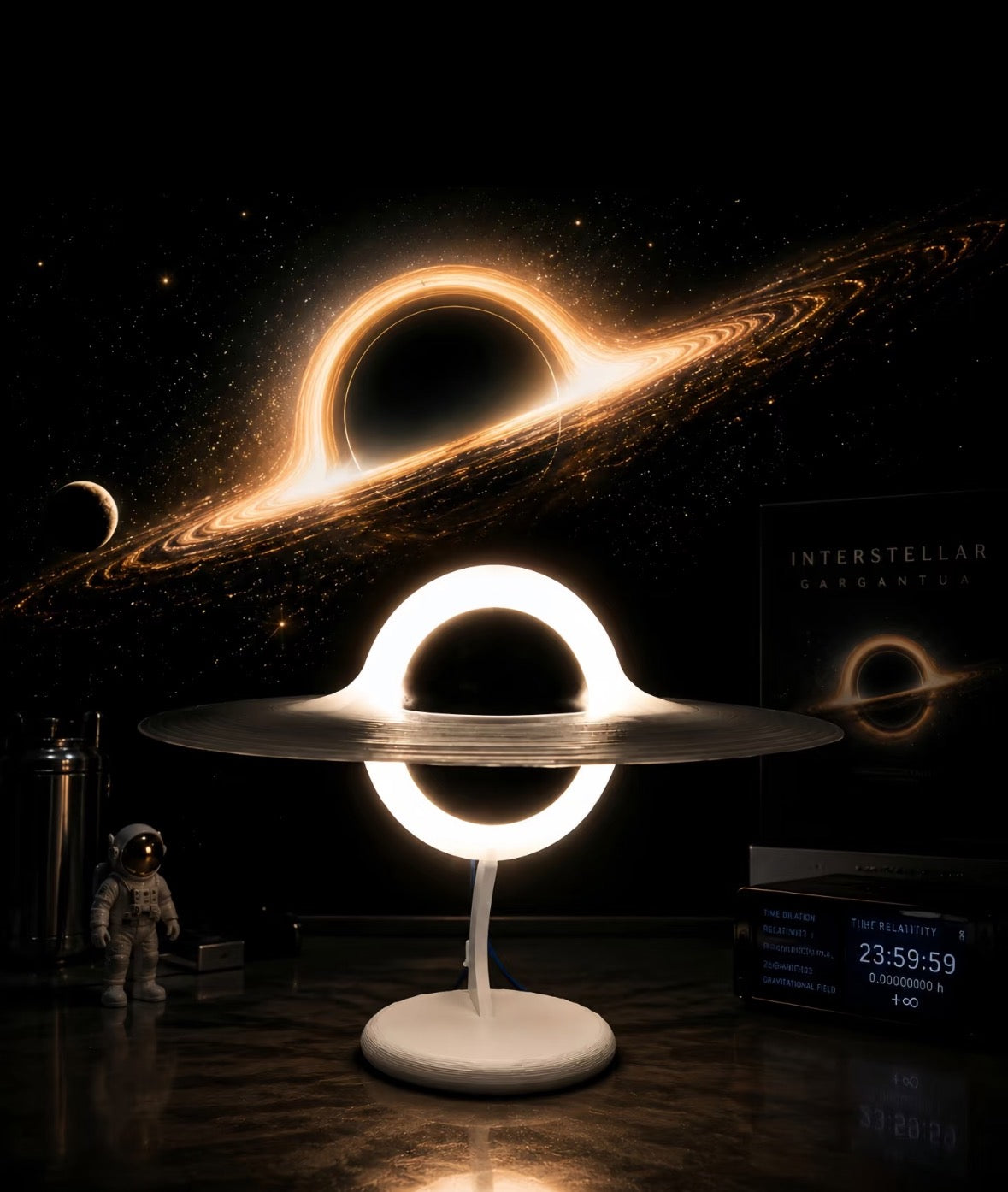 Original design—Event Horizon Black Hole Lamp | Cosmic Ambient Light